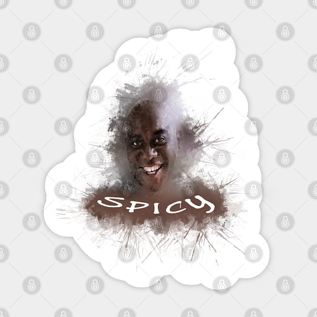 Ainsley Harriott "Spicy" paint art Sticker by madmonkey